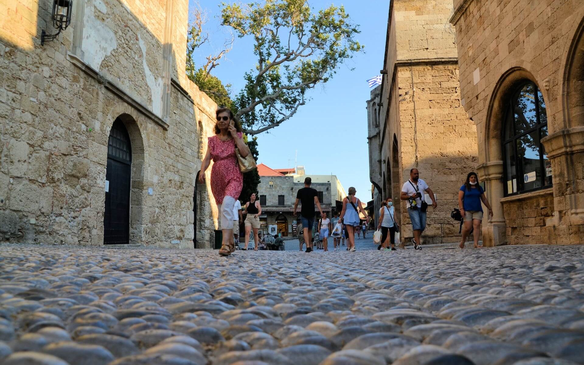 Exploring the medieval charm of Rhodes Old Town in Athens, a labyrinth of cobblestone streets and historic architecture.